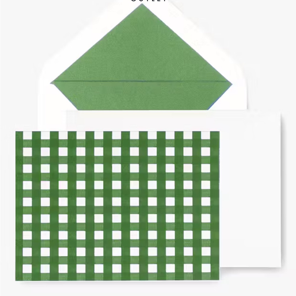 🆕 Kate Spade Gingham Note Cards